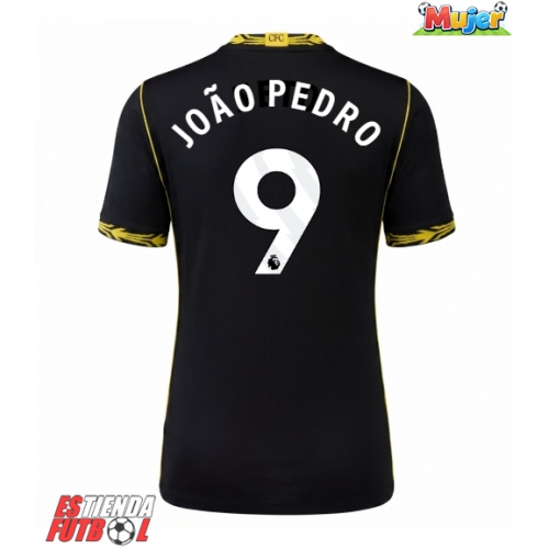 Chelsea Joao Pedro #9 Segunda Equipación Mujer 2026-27 Manga Corta